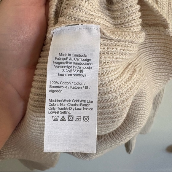 Knit by J Crew Men's Heritage cotton ribbed sweater M Fall 100% Cotton Timeless - Picture 5 of 9